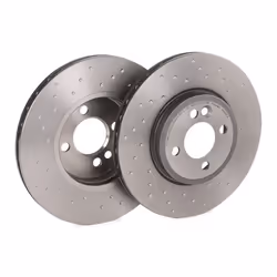 BREMBO Brake disc MINI: Hatchback, Convertible, Clubman XTRA LINE 22mm 4 perforated/vented Coated High-carbon 09.A047.3X 34116774986,34116858652