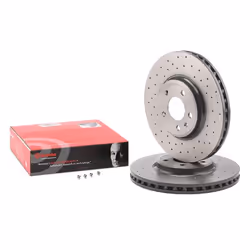 Brake disc; BREMBO; XTRA LINE; 320 30 5 perforated/vented Coated High-carbon; for AUDI; 8K0615301A, 8K0615301A, L8KD615301A