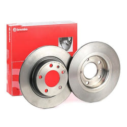 BREMBO Brake disc VAUXHALL: Corsavan Mk4, Corsa Mk3, Corsa Mk4, OPEL: Corsa E Hatchback, Corsa D Hatchback COATED DISC LINE 10mm 5 solid Coated 569418