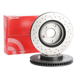 BREMBO Brake disc TOYOTA: Auris Hatchback, RAV4 III Off-Road, RAV4 IV Off-Road 28mm 5 perforated/vented Coated High-carbon 09.A417.1X 1014011607