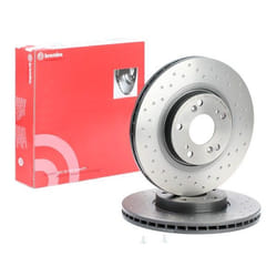 BREMBO Brake disc HONDA: ACCORD 8, ACCORD 8 Kombi 25mm 5 perforated/vented Coated High-carbon 09.B270.1X 45251TL1G00,45251TL1G01 Brake rotor