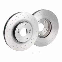 BREMBO Brake disc HONDA: ACCORD 8, ACCORD 8 Kombi 25mm 5 perforated/vented Coated High-carbon 09.B270.1X 45251TL1G00,45251TL1G01 Brake rotor