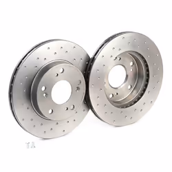 BREMBO Brake disc HONDA: CIVIC 7 Hatchback, CR-Z, CIVIC 8 21mm 5 perforated/vented Coated High-carbon 09.5457.3X 45251SNA010,45251S6M000,45251SNA000