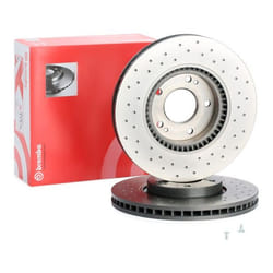 BREMBO Brake disc KIA: Sportage III, Optima / K5 Sportswagon, CARENS 4, HYUNDAI: ix35, i40 Saloon, i40 Estate XTRA LINE 09.A532.1X 517122Y000