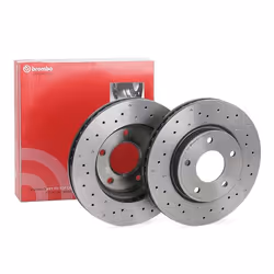 Brake disc; BREMBO; 276 26 5 perforated/vented Coated High-carbon; for MITSUBISHI; 4615A115, 4615A190, MN116329, MN116330, 46 ...