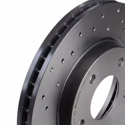 BREMBO Brake disc MITSUBISHI: Lancer 8 Limousine, Lancer 8, Lancer 7 Limousine 26mm 5 perforated/vented Coated High-carbon 09.B647.1X 4615A115 - Additional view 4