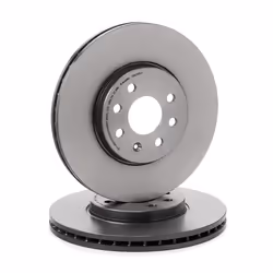 Brake disc; BREMBO; COATED DISC LINE; 280 25 4 internally vented Coated High-carbon; for VAUXHALL, OPEL; 569007, 569067, 9318 ...