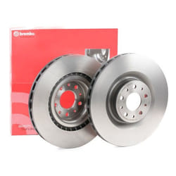 BREMBO Brake disc FIAT: 500L, Doblo II Estate, Doblo II Box Body / Estate, VAUXHALL: Combo Mk3 28mm 5 internally vented Coated High-carbon 09.A444.41