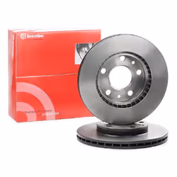 Brake disc; BREMBO; 269 22,5 5 internally vented Coated High-carbon; for RENAULT, DACIA, NISSAN; 402066300R, 8660002096, 4020 ...