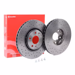 Brake disc; BREMBO; 320 28 5 perforated/vented Coated High-carbon; for RENAULT; 402060003R, 402064155R, 402065646R, 866000123 ...