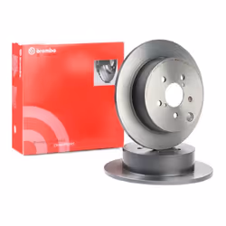 Brake disc; BREMBO; COATED DISC LINE; 274 10 5 solid Coated; for SUBARU; 26700FJ000