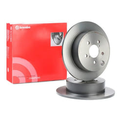 BREMBO Brake disc SUBARU: Forester IV, XV I, XV II COATED DISC LINE 10mm 5 solid Coated 08.C661.11 26700FJ000 Brake rotor, Brake discs, Brake rotors