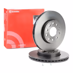 Brake disc; BREMBO; COATED DISC LINE; 276 24 5 internally vented Coated High-carbon; for SEAT, SKODA, AUDI, VOLKSWAGEN, VW; 5 ...