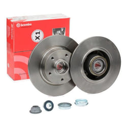 BREMBO Brake disc RENAULT: MEGANE 3 Coupe, Megane CC, SCENIC 3 8mm 5 solid 08.B391.27 432000010R,432002188R,432006506R,432007556R,8660001616