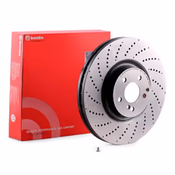 Brake disc; BREMBO; 360 36 5 perforated/vented Coated High-carbon; for MERCEDES-BENZ, BRABUS; A0004212012, A2044211212, 00042 ...