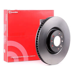 BREMBO Brake disc PEUGEOT: 308 II Hatchback, 3008 II Off-Road, 308 SW 2, CITROËN: C5 Aircross, C5 X III, VAUXHALL: Grandland X COATED DISC LINE