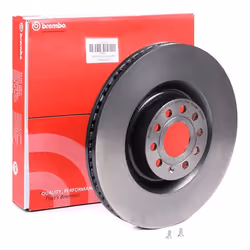 Brake disc; BREMBO; 345 30 5 internally vented Coated High-carbon; for VOLKSWAGEN, AUDI, SKODA, SEAT, VW; 1K0615301AB, 1K0615 ...