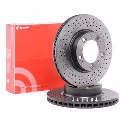 Brake disc; BREMBO; 318 28 5 perforated/vented Coated High-carbon; for PORSCHE; 99635140500, 99635140501, 99635140502, 996351 ...