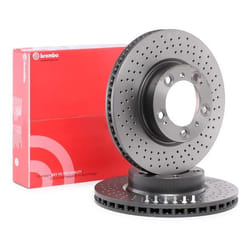 BREMBO Brake disc PORSCHE: Boxster, Cayman, 911 Convertible 28mm 5 perforated/vented Coated High-carbon 09.C880.11 99635140500,99635140501,99635140502