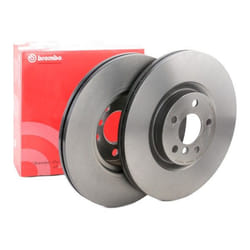 BREMBO Brake disc BMW: X1, X2, 1 Hatchback, MINI: Countryman 24mm 5 internally vented Coated High-carbon 09.C351.11 34106888686,34106891080
