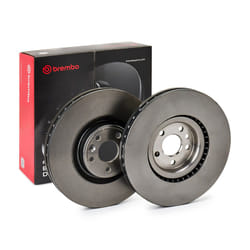 BREMBO Brake disc LAND ROVER: Discovery Sport, Range Rover Evoque Front Axle 34mm 5/6 internally vented Coated High-carbon 09.C492.11 J9C1167,LR083647