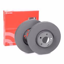 Brake disc; BREMBO; 330 32 5 internally vented, two-part brake disc Coated High-carbon; for MERCEDES-BENZ; 0004212712, A00042 ...