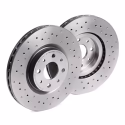 BREMBO Brake disc ALFA ROMEO: MiTo, FIAT: BRAVO 2, Stilo Hatchback, CHRYSLER: Delta Hatchback 26mm 4 perforated/vented Coated High-carbon 09.5180.3X
