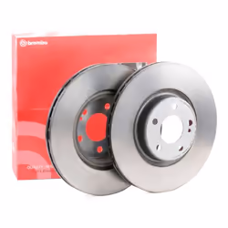 Brake disc; BREMBO; 320 24 5 internally vented, two-part brake disc Coated High-carbon; for MERCEDES-BENZ; 0004230712, A00042 ...