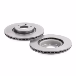 BREMBO Brake disc MERCEDES-BENZ: GLC Off-Road, C-Class Saloon, C-Class Coupe 24mm 5 internally vented, two-part brake disc Coated High-carbon - Additional view 5