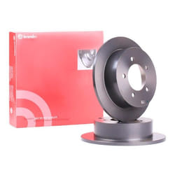 BREMBO Brake disc MITSUBISHI: Lancer 8 Limousine, Lancer 8, Lancer 7 Limousine 10mm 5 solid Coated 08.A114.71 4615A119,4615A194,MN116332 Brake rotor