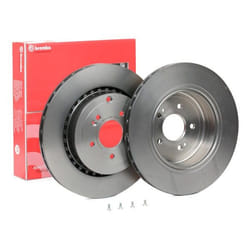BREMBO Brake disc KIA: Stinger Hatchback 22mm 5 internally vented Coated High-carbon 09.D028.11 58411J5500 Brake rotor, Brake discs, Brake rotors