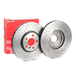 BREMBO Brake disc MINI: Hatchback, Clubman, Countryman 30mm 5 internally vented, slotted/perforated Coated High-carbon 09.D179.21 34106864133