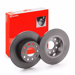 BREMBO Brake disc VOLKSWAGEN: T-Roc, SKODA: Octavia IV Combi, AUDI: Q2 10mm 9 solid Coated 08.D425.11 5Q0615601,5Q0615601B,5QD615601C,5QN615601A - Additional view 7