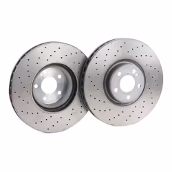 BREMBO Brake disc MERCEDES-BENZ: GLC Off-Road, EQC, C-Class Coupe 36mm 5 perforated/vented, two-part brake disc Coated High-carbon 09.D524.13