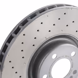 BREMBO Brake disc MERCEDES-BENZ: GLC Off-Road, EQC, C-Class Coupe 36mm 5 perforated/vented, two-part brake disc Coated High-carbon 09.D524.13