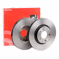 Brake disc; BREMBO; 297 28 5 internally vented Coated; for MAZDA; GBFT33251, GBFT33251A, KD4533251
