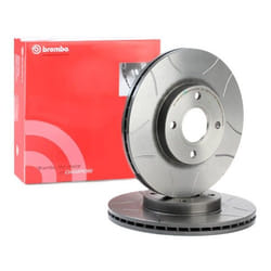 BREMBO Brake disc FORD: FIESTA 6, B-Max, FIESTA 6 Van 23mm 4 internally vented, slotted Coated 09.C422.75 1751584,1833857,1833867,AY111125AA,AY1Z1125A