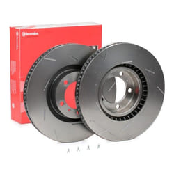 BREMBO Brake disc PORSCHE: Panamera 36mm 5 internally vented, slotted Coated High-carbon 09.C549.31 298615302B,97035140400,97035140401 Brake rotor