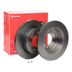 BREMBO Brake disc MERCEDES-BENZ: Sprinter 3.5-t Van, Sprinter 3.5-t Platform / Chassis, Sprinter 3-t Minibus 18mm 6 solid Coated High-carbon