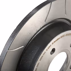 BREMBO Brake disc VOLVO: C30, S40 II, V40 Hatchback, FORD: Focus 2, C-Max, Focus 2 Kombi 11mm 5 solid, slotted Coated 08.9975.75 1223566,1223568