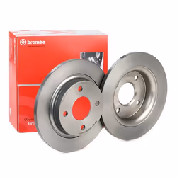 Brake disc; BREMBO; 253 12 4 solid Coated; for FORD; 2096336, H1BC2A315AB