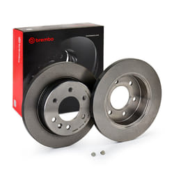 BREMBO Brake disc MERCEDES-BENZ: Sprinter 3.5-t Van, Sprinter 3.5-t Platform / Chassis, Sprinter 3-t Minibus 18mm 6 solid Coated High-carbon