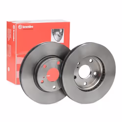 Brake disc; BREMBO; 277 26 5 internally vented Coated; for TOYOTA; 4351202330