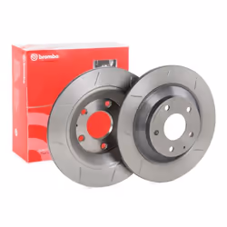 Brake disc; BREMBO; 303 10 5 solid, slotted Coated; for MAZDA; 5HA026251, K01126251A, K01126251B, K01126251C, K01126251B