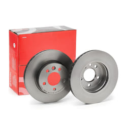 BREMBO Brake disc VOLKSWAGEN: Crafter Van, Crafter Platform / Chassis, MAN: TGE Box, TGE Platform/Chassis 28mm 5 internally vented Coated High-carbon