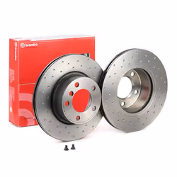 Brake disc; BREMBO; 300 22 5 perforated/vented Coated High-carbon; for BMW; 34116792217, 6792217, 34116792217, 6792217