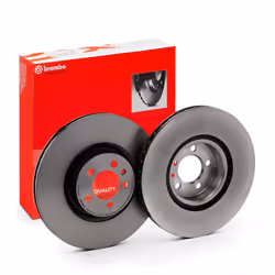 BREMBO Brake disc VOLKSWAGEN: Polo VI 25mm 5 internally vented Coated High-carbon 09.D766.11 2Q0615301N Brake rotor, Brake discs, Brake rotors - Additional view 7