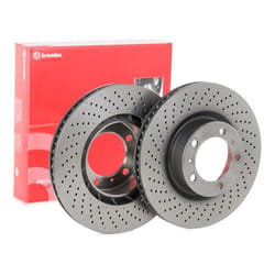BREMBO Brake disc PORSCHE: Cayman, Boxster, 911 Coupe 28mm 5 perforated/vented Coated High-carbon 09.D930.11 99735140100,99735140101 Brake rotor