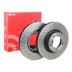 BREMBO Brake disc PORSCHE: Cayman, Boxster, 911 Coupe 28mm 5 perforated/vented Coated High-carbon 09.D931.11 99735140200,99735140201 Brake rotor