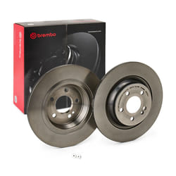 BREMBO Brake disc MERCEDES-BENZ: A-Class, CLA Coupe, CLA Shooting Brake 12mm 5 solid Coated High-carbon 08.D760.11 2474230312,247423031207 Brake rotor